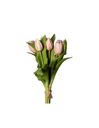 STELO 1812000811 7 TULIPANI ROSA 30CM CON BOCCIOLI