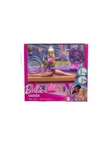 BARBIE HRG52 BAMBOLA GINNASTA CON ACCESSORI