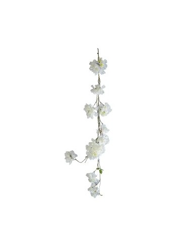 GHIRLANDA 270028410 FIORI DI PESCO BIANCO 100CM