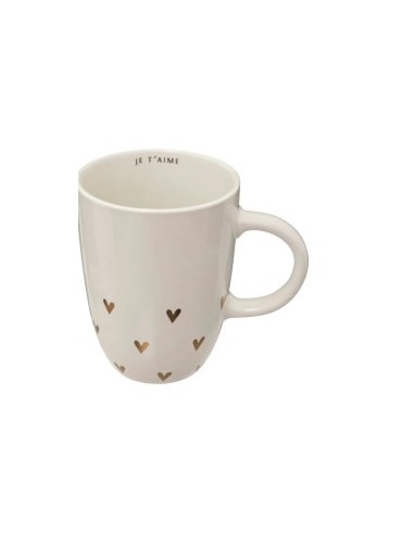 TAZZA MUG 196338 FLORAL 44CL BIANCO