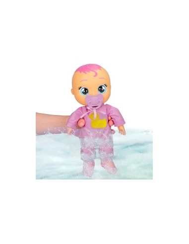 Cry Babies Newborn Bath Time Zoe, bambola che reagisce al bagno, giocattolo per bambini 18 mesi+