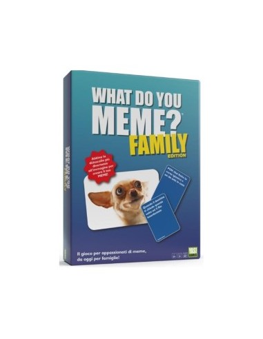 YAS Games What Do You Meme Family, gioco di società per tutta la famiglia, 300 carte didascalia, 65 carte immagine, 1 cavalletto