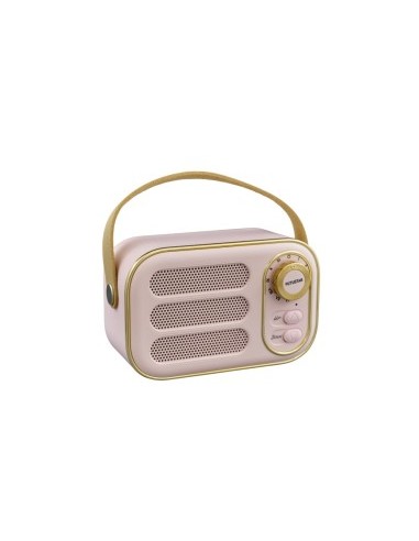 CASSA RETRO BLUETOOTH ROSA