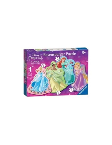 PRINCESS 03082 SET 4 PUZZLE 10/12/14/16PZ