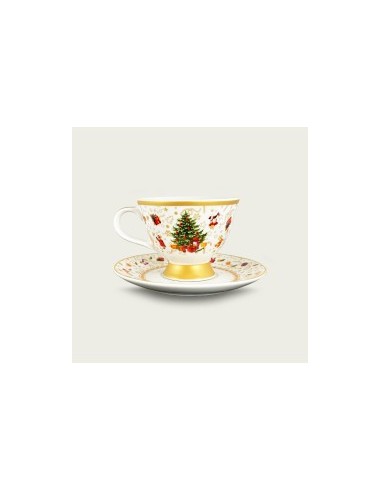 TAZZA THE 58155 CON PIATTO ALBERO ORO