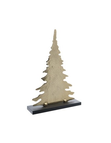 ALBERO ORO 31CM ALLUMINIO/LEGNO su TreG Ingrosso