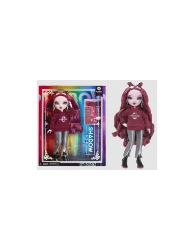 Rainbow High Shadow High Serie 3 - Bambola Fashion Scarlet Rose, Accessori Creativi, 4+