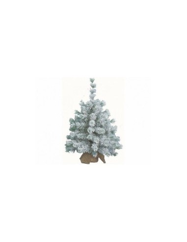 PINETTO INNEVATO CON BASE JUTA 60 CM FLORA su TreG Ingrosso