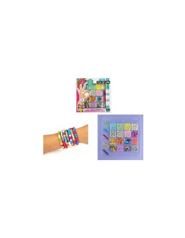 Perline ABC 800 pezzi, creazione braccialetti, collane per bambini, kit bijoux, perline colorate, Nice Group