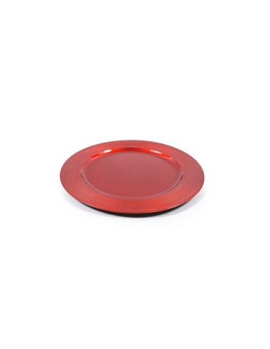 SOTTOPIATTO 05922 CIRCLE ROSSO D33CM