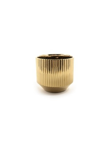 VASO 22824 CERAMICA ORO 18X16,5CM