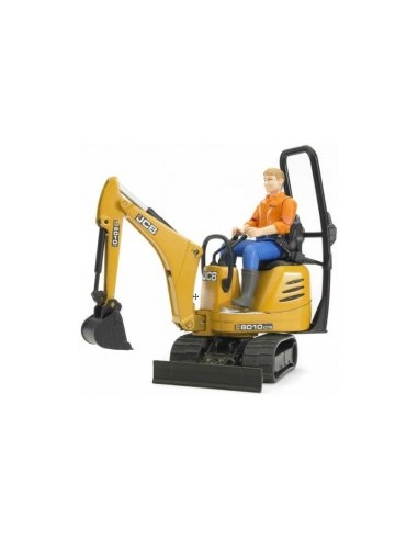 JCB MINI ESCAVATORE CON PERSONAGGIO 62002 BRUDER SPIELWAREN su TreG...