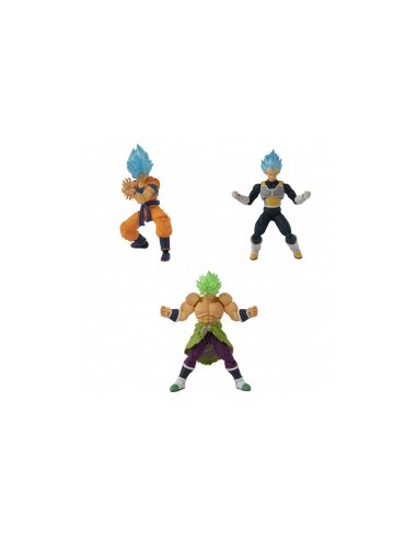 Bandai Dragon Ball 12 cm, modelli assortiti, Super Sayan Blue Goku, Super Sayan Blue Vegeta, Broly,