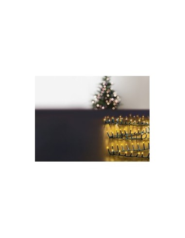 Serie Luminosa di Natale 750 LED, 18 Metri, Bianco Caldo, Esterno, Luci Decorative per Natale