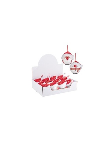 SFERA 0971243 SANTA/PUPAZZO 8CM CON LED ASSORTITO