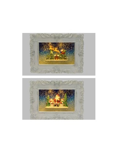 QUADRO 59887 GLITTER LED 27CM ASSORTITO