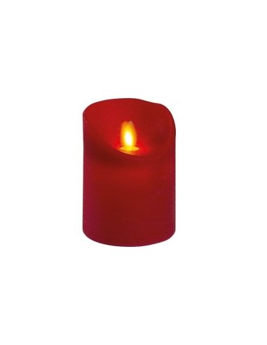 CANDELA 44357 ROSSA LED BIANCO CALDO 10CM