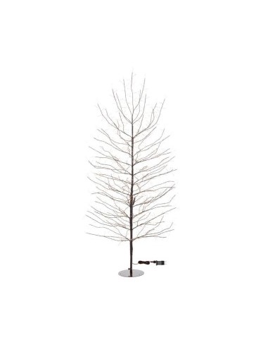 ALBERO 76242 TIGLIO MARRONE 1120MICROLED BIANCO CALDO 200CM