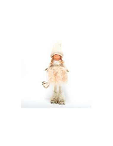 BAMBOLA DOLL CON CAPPUCCIO 45CM ORO su TreG Ingrosso