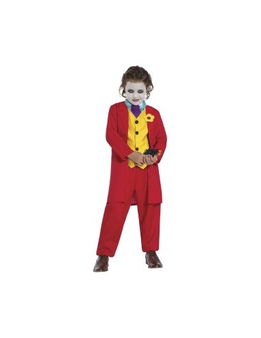 Mr Smile Costume Halloween, Taglia 7-9 anni, Costumi per Bambini