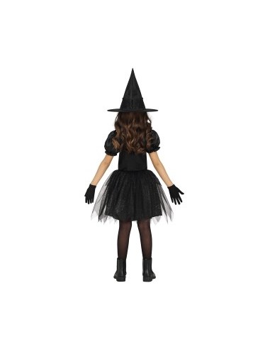 Costume Silver Witch, Sombrero e Abito, taglia 10-12 anni Tema Streghe, Halloween