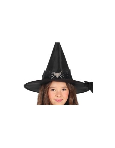 Costume Silver Witch, Sombrero e Abito, taglia 7-9 anni  Tema Streghe, Halloween