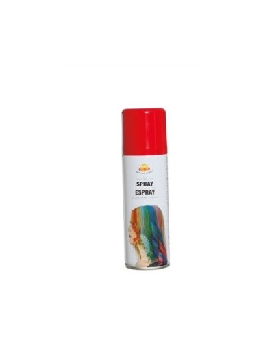 Spray per Capelli Glitterato Rosso, 125 ml, Decorazione Capelli Halloween