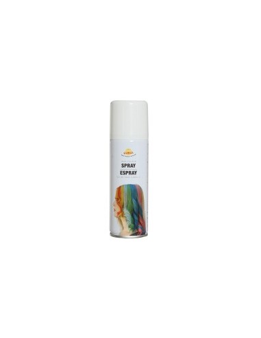 Spray per Capelli Bianco 125 ml, Accessorio Halloween