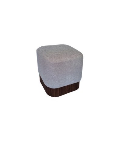 POUF 106228 JUANA TESSUTO GRIGIO 42X42X45CM