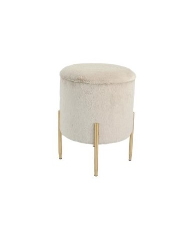 POUF 106328 MARVY VELLUTO MARRONE 42X53,5CM