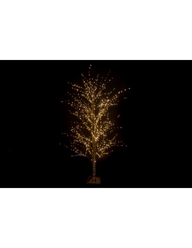 ALBERO 59713 MICROLED NERO H180CM 1150LED BIANCO CALDO