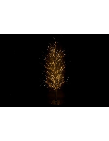 ALBERO 59720 MICROLED NERO H210CM 1500LED BIANCO CALDO