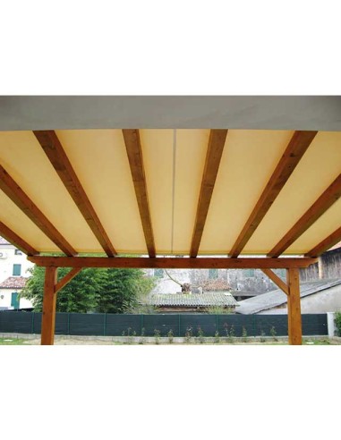 TELO COPERTURA VELA PER PERGOLA LEGNO 3X6MT