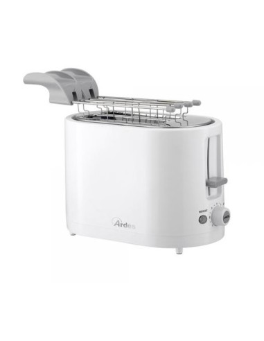 TOSTAPANE ARTOAST01 700W PINZE INOX BIANCO