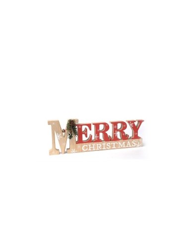 DECORAZIONE NATALIZIA 79899 MERRY XMAS su TreG Ingrosso