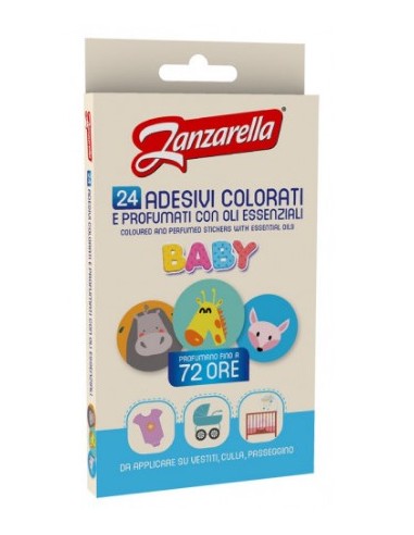 ZANZARELLA STICKER BABY CITRONELLA X24