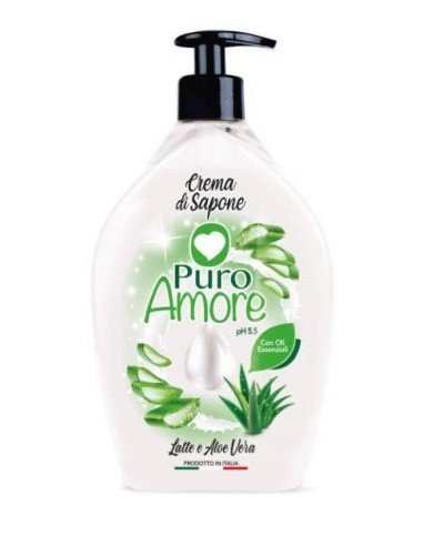 PURO AMORE SAP.LIQ.LATTE/ALOE 750ML