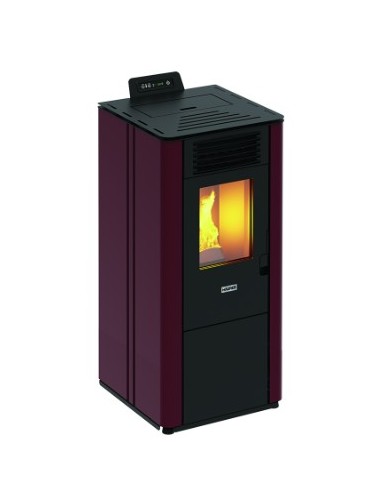 STUFA PELLET 9,7KW MAURER MODELLO 12B BORDEAUX