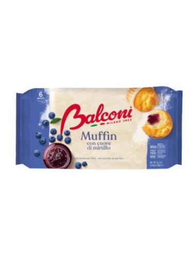 BALCONI MUFFIN MIRTILLO 258GR