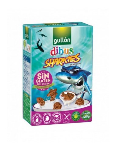 GULLON SHARKIES CEREALI S/GLUT.250GR