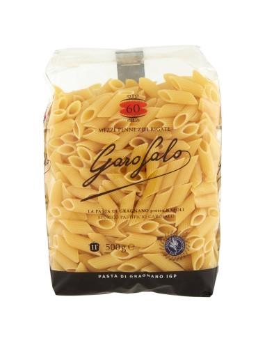 GAROFALO 060 MEZZE PENNE RIGATE 500GR