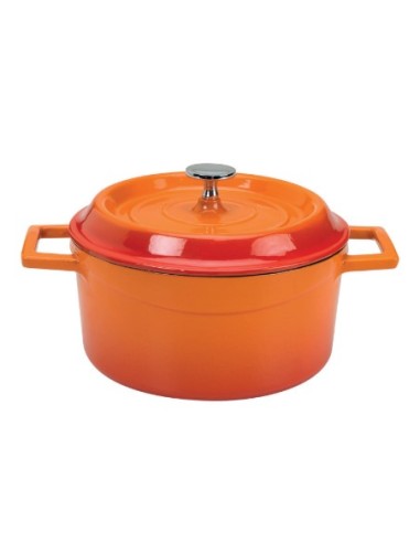 CASSERUOLA SLOWCOOK 28CM ORANGE 6,7LT