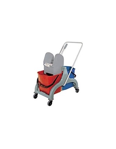 CARRELLO JACKV 2 SECCHI E STRIZZATORE 34 LT LA BRIANTINA su TreG In...