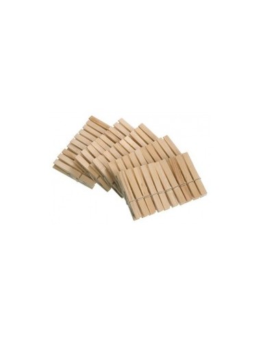 PINZE BUCATO LEGNO GIGANTI 20PZ 10 CM LA BRIANTINA su TreG Ingrosso