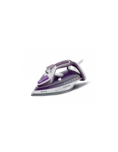 STEAM IRON FERRO DA STIRO A VAPORE PIASTRA CERAMICA 2200W 6243 ARIE...