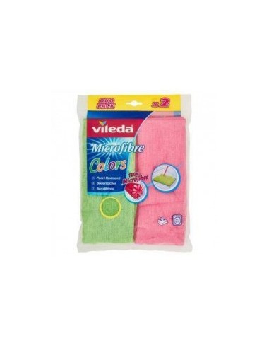 VILEDA PANNO PAVIMENTI MICROFIBRE COLORATI 2PZ FHP su TreG Ingrosso