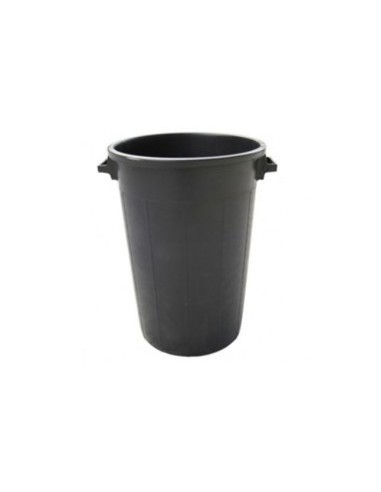 BIDONE IN PLASTICA 75 LT NERO C/COPERCHIO PLASTIME su TreG Ingrosso