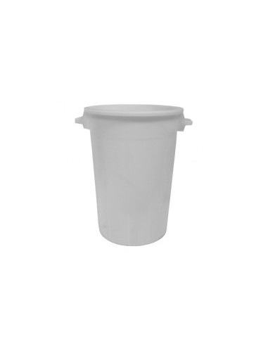 BIDONE IN PLASTICA 75 LT BIANCO PLASTIME su TreG Ingrosso