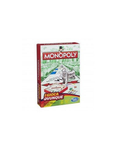 GIOCO IN SCATOLA MONOPOLY TRAVEL B1002103 HASBRO su TreG Ingrosso