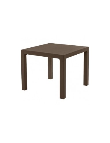 TAVOLO ARES IN PLASTICA 90X90X74 CM ESPRESSO ARETA su TreG Ingrosso